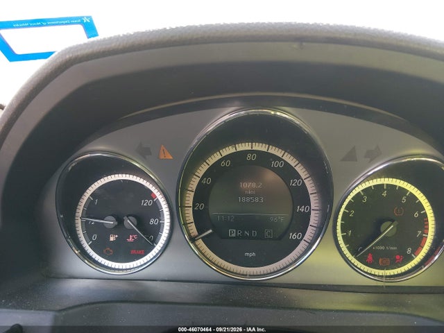46070464 :رقم المزاد ، WDDGF5GB9AR092195 vin ، 2010 Mercedes-benz C 350 Sport مزاد بيع