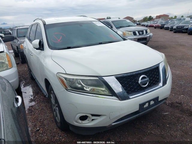 2016 Nissan Pathfinder Platinum/s/sl/sv მანქანა იყიდება აუქციონზე, vin: 5N1AR2MN5GC649566, აუქციონის ნომერი: 46070503