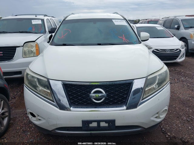 2016 Nissan Pathfinder Platinum/s/sl/sv მანქანა იყიდება აუქციონზე, vin: 5N1AR2MN5GC649566, აუქციონის ნომერი: 46070503