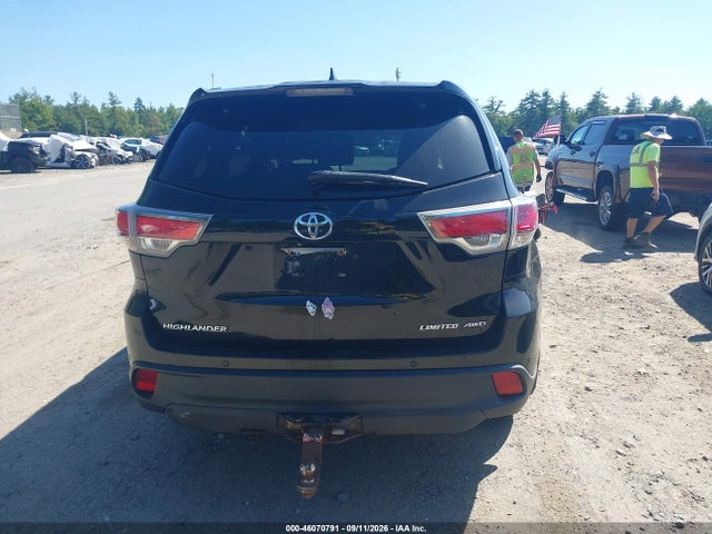 Продажа на аукционе авто 2014 Toyota Highlander Limited V6, vin: 5TDDKRFH8ES031997, номер лота: 46070791