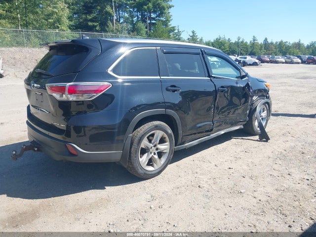 Продажа на аукционе авто 2014 Toyota Highlander Limited V6, vin: 5TDDKRFH8ES031997, номер лота: 46070791