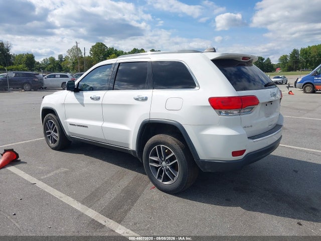 46070920 :رقم المزاد ، 1C4RJFBG3JC361224 vin ، 2018 Jeep Grand Cherokee Limited 4x4 مزاد بيع