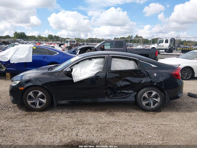 2019 Honda Civic Lx მანქანა იყიდება აუქციონზე, vin: 2HGFC2F69KH581538, აუქციონის ნომერი: 46070944