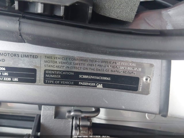 Продажа на аукционе авто 2006 Bentley Continental Flying Spur, vin: SCBBR53WX6C038065, номер лота: 46070956