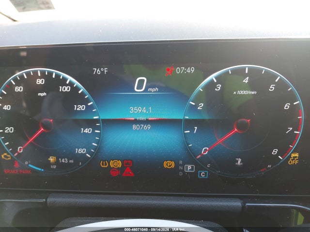 46071040 :رقم المزاد ، W1N4N4HB6NJ350954 vin ، 2022 Mercedes-benz Gla 250 4matic مزاد بيع