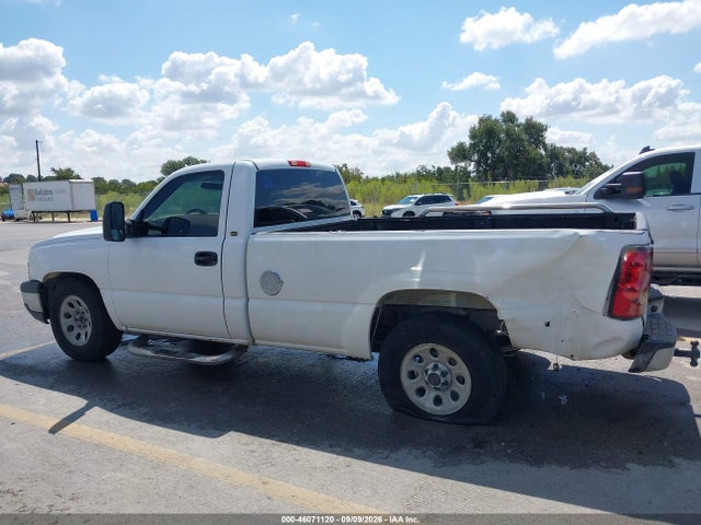 Продажа на аукционе авто 2006 Chevrolet Silverado 1500 Work Truck, vin: 1GCEC14VX6Z242551, номер лота: 46071120