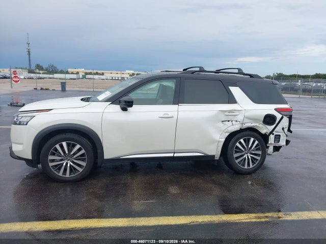 2022 Nissan Pathfinder Platinum 2wd მანქანა იყიდება აუქციონზე, vin: 5N1DR3DH1NC234688, აუქციონის ნომერი: 46071123