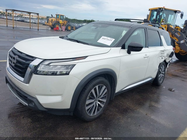 2022 Nissan Pathfinder Platinum 2wd მანქანა იყიდება აუქციონზე, vin: 5N1DR3DH1NC234688, აუქციონის ნომერი: 46071123