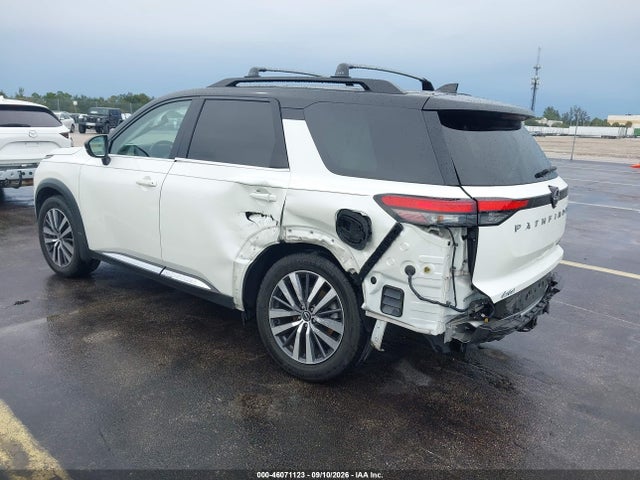 2022 Nissan Pathfinder Platinum 2wd მანქანა იყიდება აუქციონზე, vin: 5N1DR3DH1NC234688, აუქციონის ნომერი: 46071123