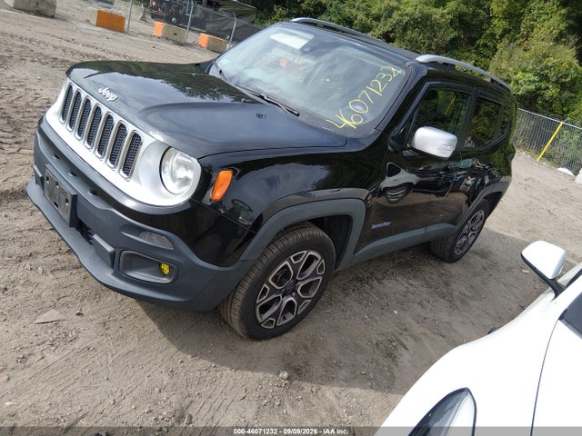 Продаж на аукціоні авто 2015 Jeep Renegade Limited, vin: ZACCJBDT8FPC41009, номер лоту: 46071232