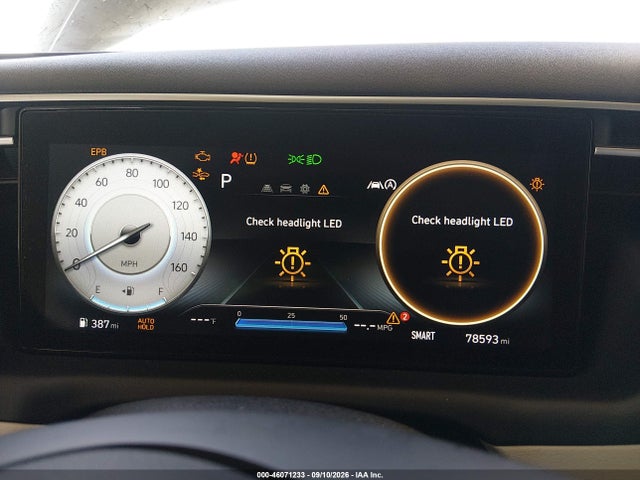 46071233 :رقم المزاد ، 5NMJCCAE0NH098669 vin ، 2022 Hyundai Tucson Sel مزاد بيع