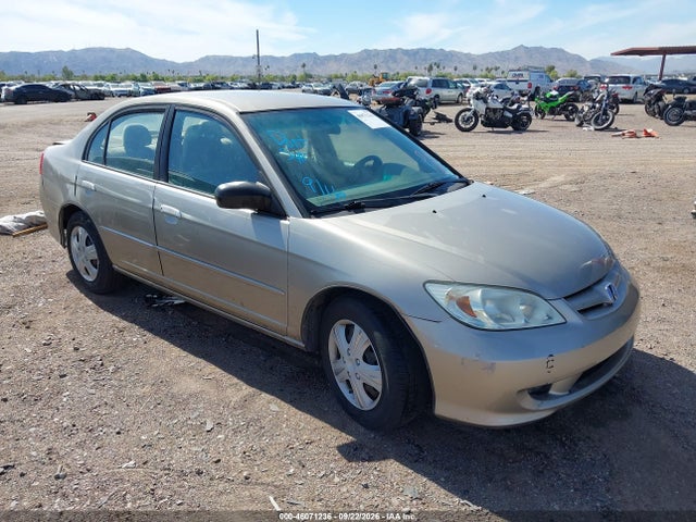 Продажа на аукционе авто 2005 Honda Civic Lx, vin: 2HGES16615H516762, номер лота: 46071236