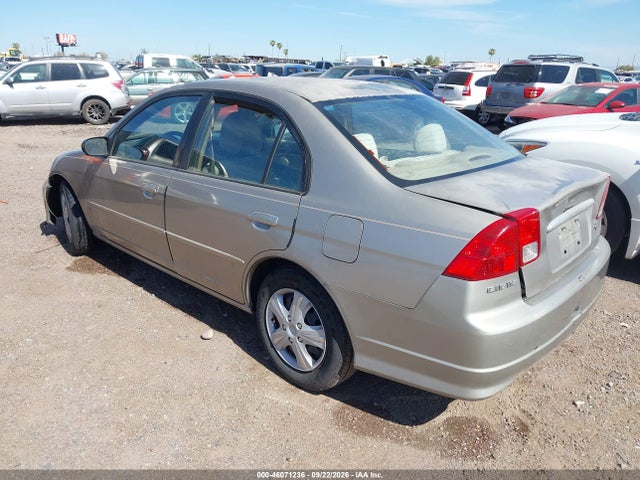 2005 Honda Civic Lx მანქანა იყიდება აუქციონზე, vin: 2HGES16615H516762, აუქციონის ნომერი: 46071236