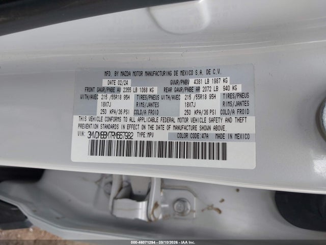 Aukcja sprzedaży 2024 Mazda Cx-30 2.5 S Select Sport, vin: 3MVDMBBM7RM667982, numer aukcji: 46071294