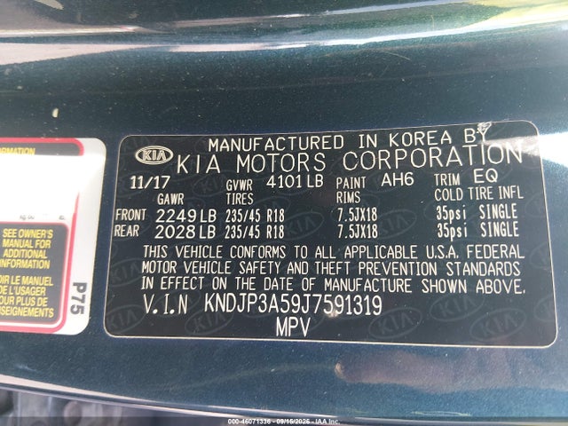 Aukcja sprzedaży 2018 Kia Soul +, vin: KNDJP3A59J7591319, numer aukcji: 46071336
