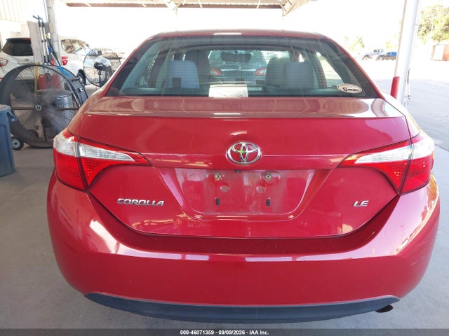Продажа на аукционе авто 2015 Toyota Corolla Le, vin: 2T1BURHE6FC409247, номер лота: 46071359