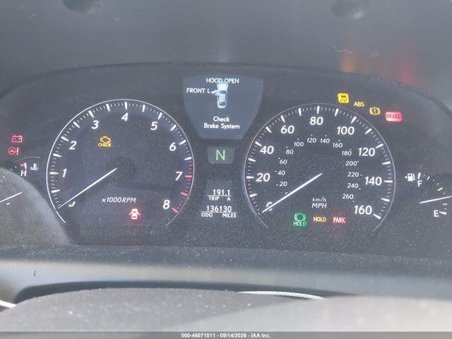 46071511 :رقم المزاد ، JTHBL46FX95088508 vin ، 2009 Lexus Ls 460 مزاد بيع
