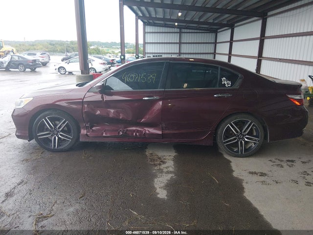 46071539 :رقم المزاد ، 1HGCR2F55GA020185 vin ، 2016 Honda Accord Sport مزاد بيع