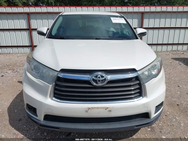2016 Toyota Highlander Le V6 მანქანა იყიდება აუქციონზე, vin: 5TDZKRFH6GS124770, აუქციონის ნომერი: 46071570