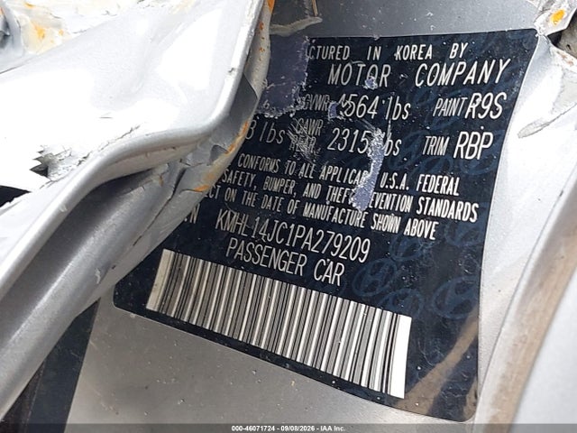 46071724 :رقم المزاد ، KMHL14JC1PA279209 vin ، 2023 Hyundai Sonata N Line مزاد بيع