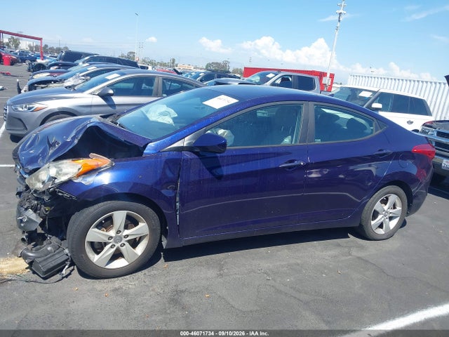2013 Hyundai Elantra Gls მანქანა იყიდება აუქციონზე, vin: 5NPDH4AEXDH331639, აუქციონის ნომერი: 46071734