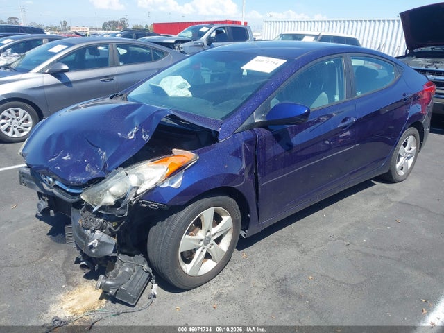 2013 Hyundai Elantra Gls მანქანა იყიდება აუქციონზე, vin: 5NPDH4AEXDH331639, აუქციონის ნომერი: 46071734