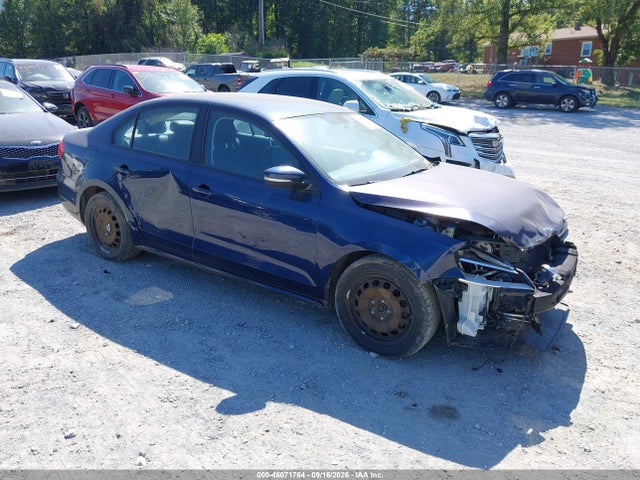 2012 Volkswagen Jetta 2.5l Se მანქანა იყიდება აუქციონზე, vin: 3VWDP7AJ9CM372769, აუქციონის ნომერი: 46071764