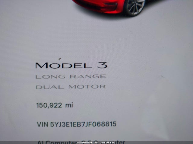 Tesla Model 3 Long Range/performance 2018 5YJ3E1EB7JF068815 Image 14
