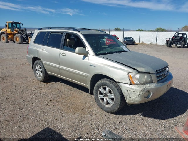 2001 Toyota Highlander V6 მანქანა იყიდება აუქციონზე, vin: JTEHF21A810010504, აუქციონის ნომერი: 46071846