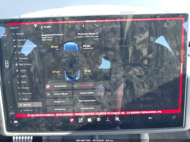Продаж на аукціоні авто 2021 Tesla Model S Long Range Dual Motor All-wheel Drive, vin: 5YJSA1E52MF428272, номер лоту: 46071865