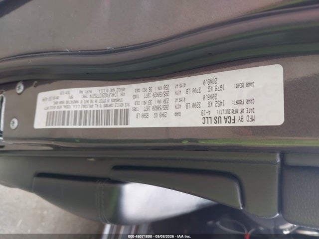 Продажа на аукционе авто 2019 Jeep Grand Cherokee Altitude 4x4, vin: 1C4RJFAG2KC775274, номер лота: 46071890