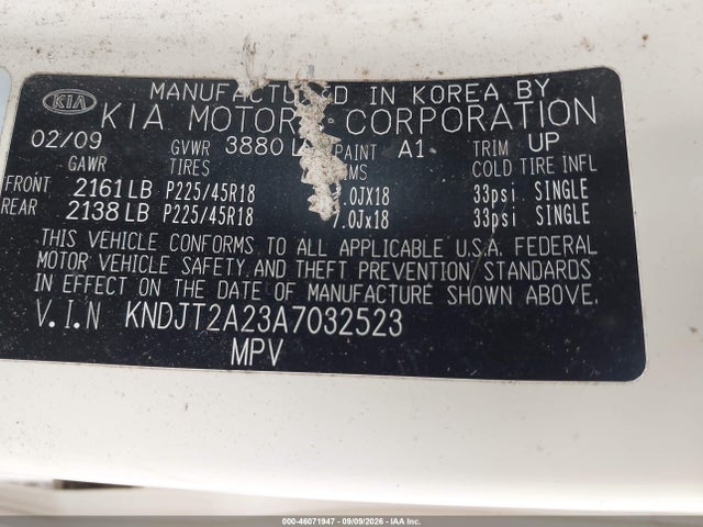Продаж на аукціоні авто 2010 Kia Soul !, vin: KNDJT2A23A7032523, номер лоту: 46071947