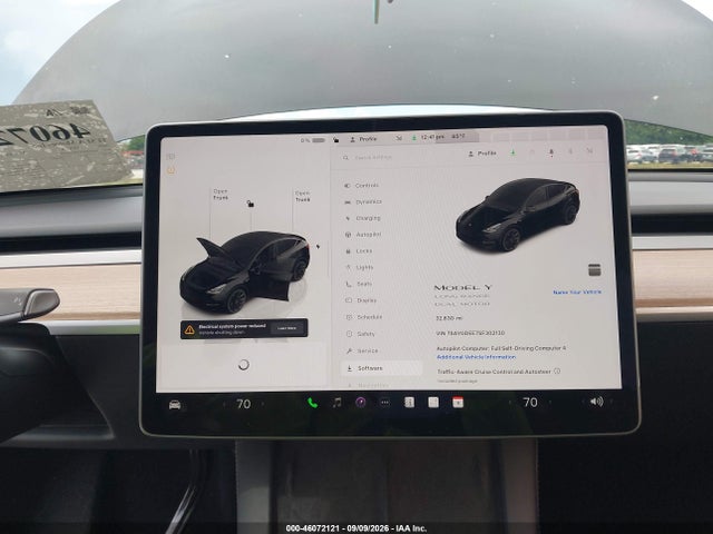46072121 :رقم المزاد ، 7SAYGDEE7SF302130 vin ، 2025 Tesla Model Y Long Range Dual Motor All-wheel Drive مزاد بيع