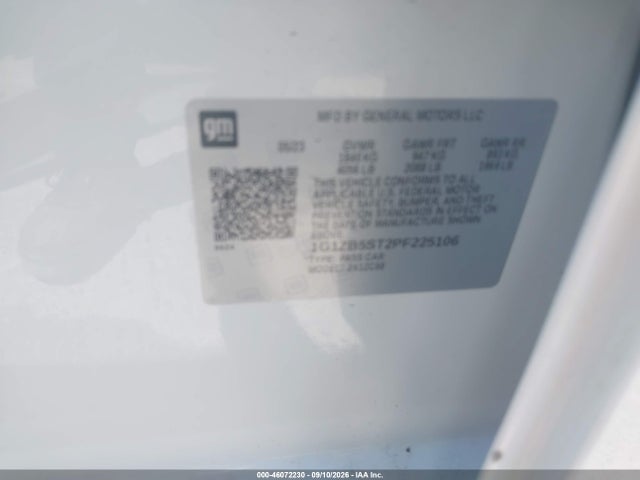 1G1ZB5ST2PF225106 Chevrolet Malibu Fwd Ls