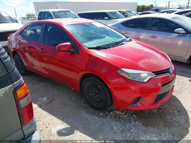 Aukcja sprzedaży 2015 Toyota Corolla Le, vin: 5YFBURHE0FP351667, numer aukcji: 46072248