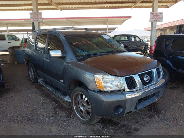 2005 Nissan Armada Se მანქანა იყიდება აუქციონზე, vin: 5N1AA08A05N729992, აუქციონის ნომერი: 46072281