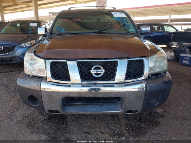 2005 Nissan Armada Se მანქანა იყიდება აუქციონზე, vin: 5N1AA08A05N729992, აუქციონის ნომერი: 46072281