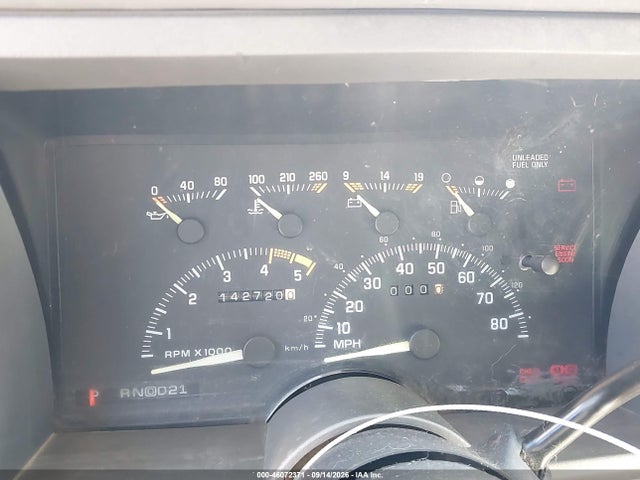 Aukcja sprzedaży 1994 Chevrolet Suburban K1500, vin: 1GNFK16K5RJ407992, numer aukcji: 46072371