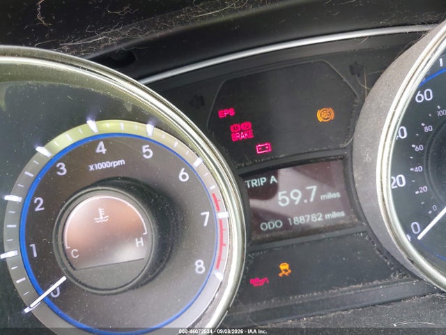 Aukcja sprzedaży 2013 Hyundai Sonata Gls, vin: 5NPEB4AC8DH729257, numer aukcji: 46072534