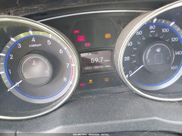 Aukcja sprzedaży 2013 Hyundai Sonata Gls, vin: 5NPEB4AC8DH729257, numer aukcji: 46072534