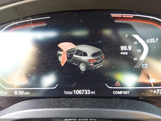 Aukcja sprzedaży 2020 Bmw X3 Xdrive30i, vin: 5UXTY5C01L9C80088, numer aukcji: 46072562