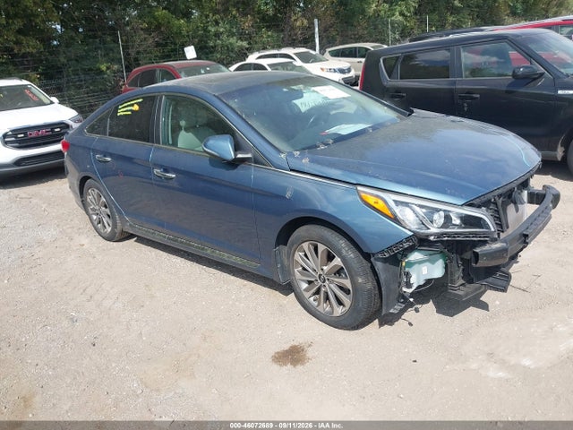 2016 Hyundai Sonata Sport მანქანა იყიდება აუქციონზე, vin: 5NPE34AF6GH396293, აუქციონის ნომერი: 46072689