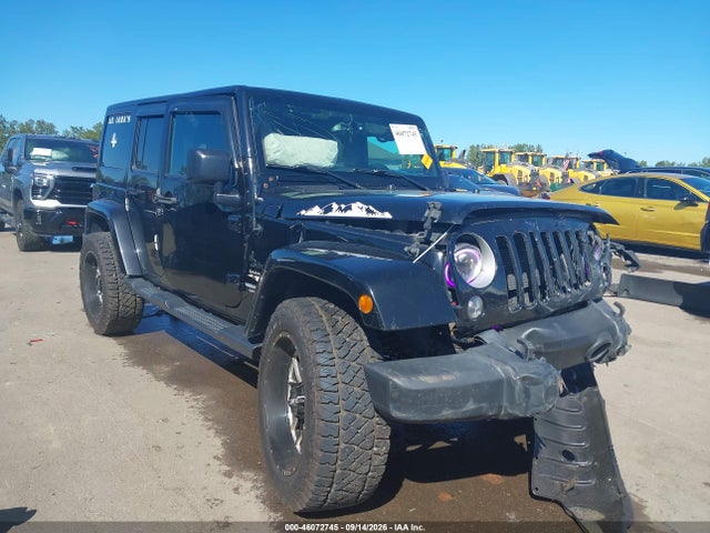 46072745 :رقم المزاد ، 1C4BJWEG5HL591869 vin ، 2017 Jeep Wrangler Unlimited Sahara 4x4 مزاد بيع