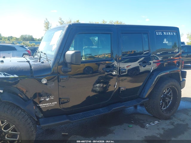 46072745 :رقم المزاد ، 1C4BJWEG5HL591869 vin ، 2017 Jeep Wrangler Unlimited Sahara 4x4 مزاد بيع