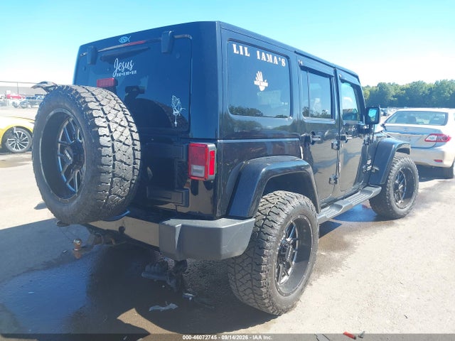 46072745 :رقم المزاد ، 1C4BJWEG5HL591869 vin ، 2017 Jeep Wrangler Unlimited Sahara 4x4 مزاد بيع