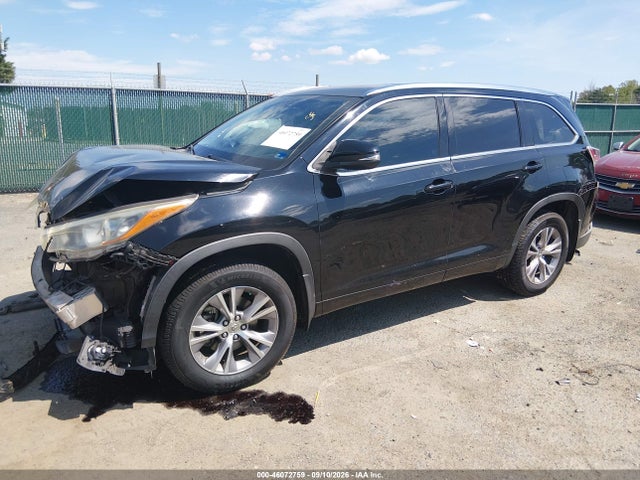 Aukcja sprzedaży 2015 Toyota Highlander Xle V6, vin: 5TDJKRFH6FS170854, numer aukcji: 46072759