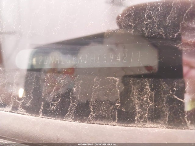 46072800 :رقم المزاد ، 2GNALCEK1H1594211 vin ، 2017 Chevrolet Equinox Lt مزاد بيع