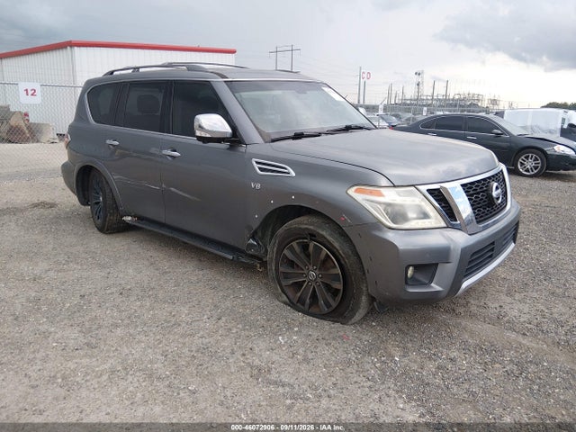 2017 Nissan Armada Platinum მანქანა იყიდება აუქციონზე, vin: JN8AY2ND1H9000766, აუქციონის ნომერი: 46072906
