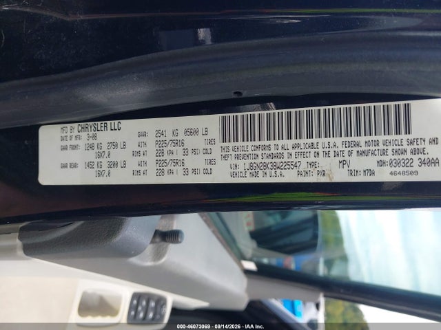 Продажа на аукционе авто 2008 Jeep Liberty Sport, vin: 1J8GN28K38W225547, номер лота: 46073069