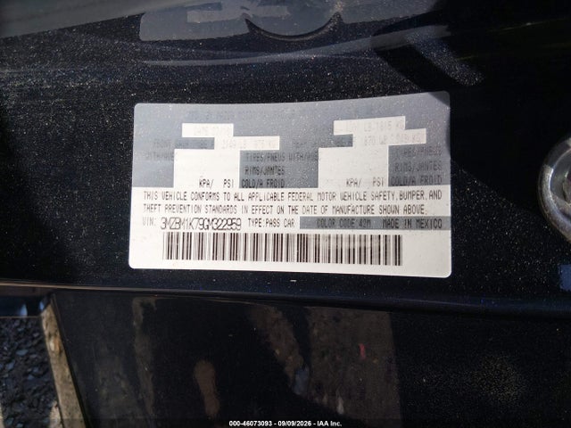 Aukcja sprzedaży 2016 Mazda Mazda3 I Sport, vin: 3MZBM1K79GM322959, numer aukcji: 46073093